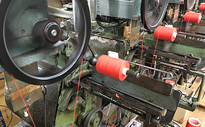 小ロットのカード巻き加工